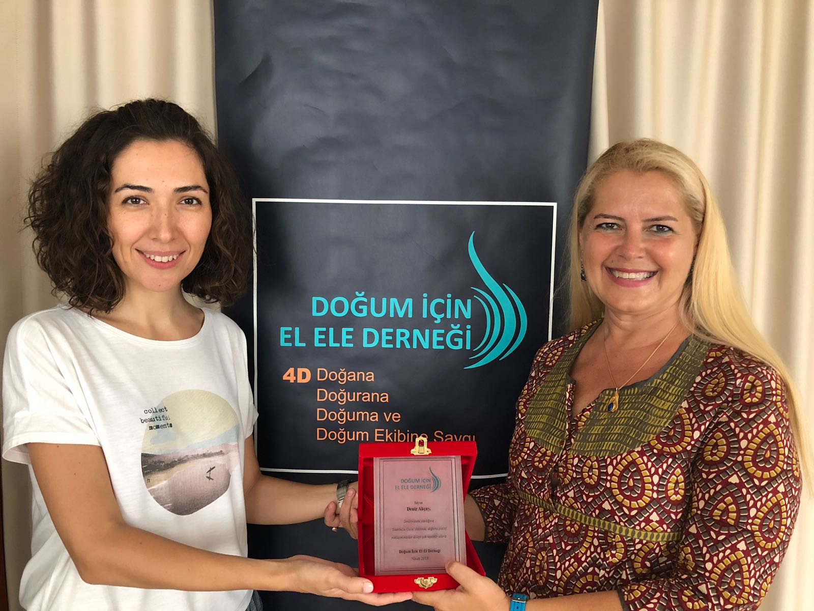 We Have Given an Appreciation Plate to Screenwriter Deniz Akçay and 03 Media Productions