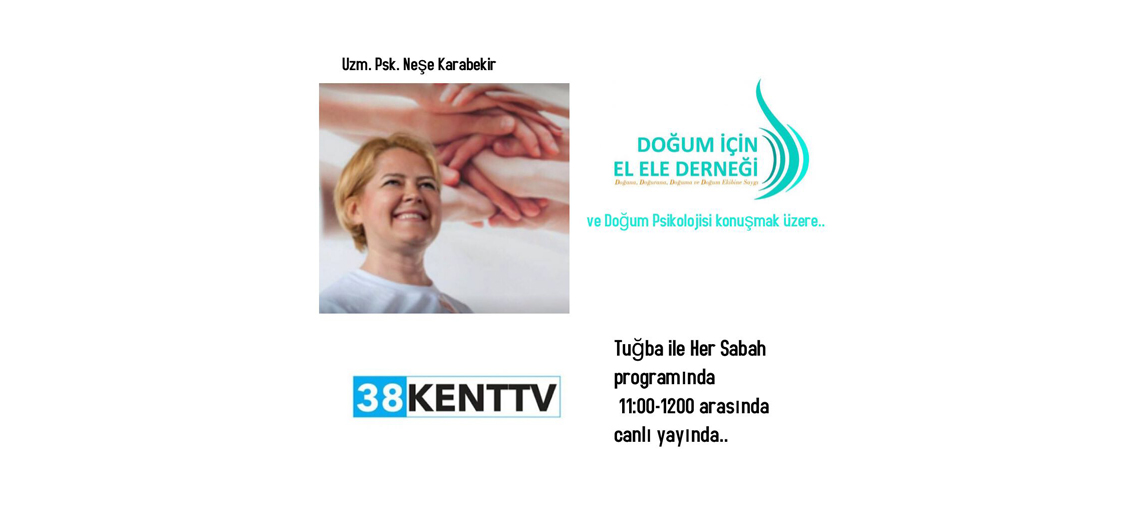 Neşe KARABEKİR Live on Kayseri 38 KENT TV