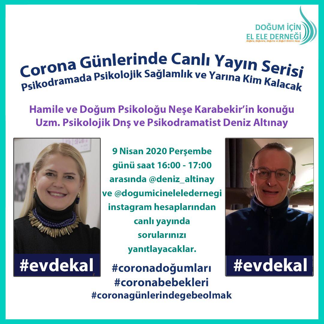 Pregnancy and Birth Psychotherapist Neşe Karabekir's guest, M.A. in Psychological Counseling and Psychodrama Therapist Deniz Altınay